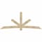 Ekena Millwork Alberta Rough Sawn Timber Gable Bracket, Douglas Fir, 108"W x 45"H x 2"D x 6"F, 10/12 Pitch GBW108X45X0206ALB00RDF - alternate 1
